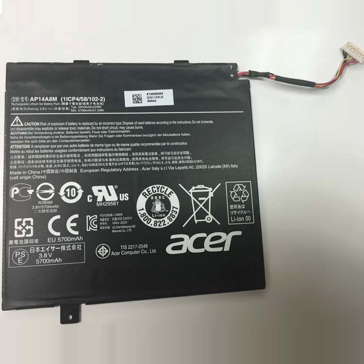 Batterie pour portable Acer Aspire Switch SW5-012-16AA