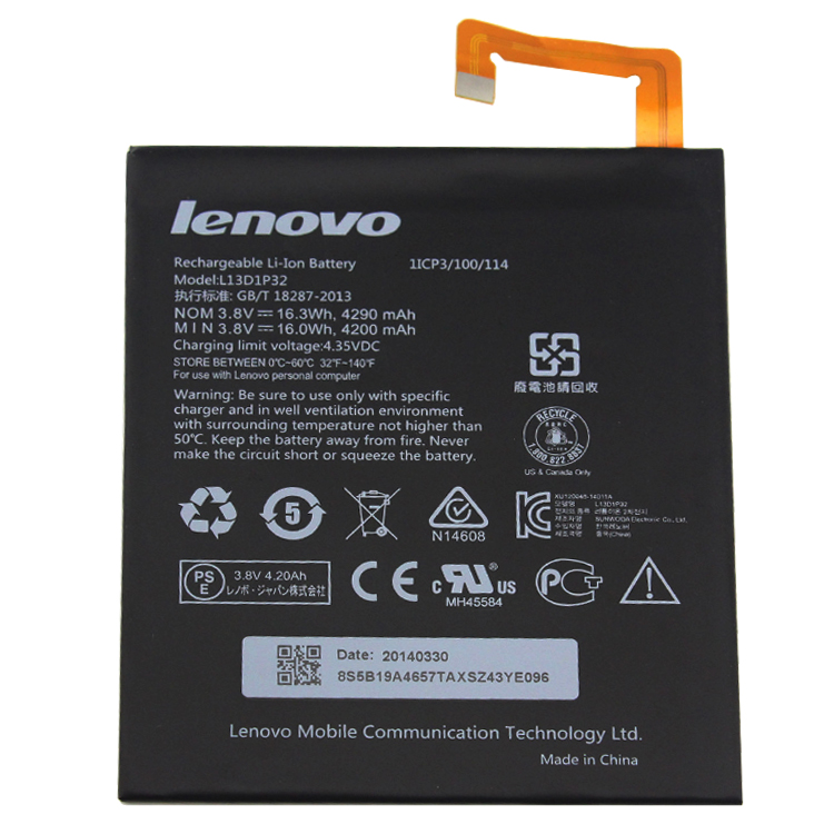 Batterie pour portable Lenovo Ideapad A8-50 A5500